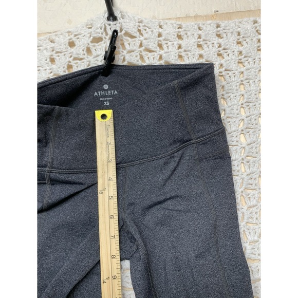 Athleta Gray Performance Leggings Pants Sz XS Gray Flared Yoga‎ - Picture 7 of 10